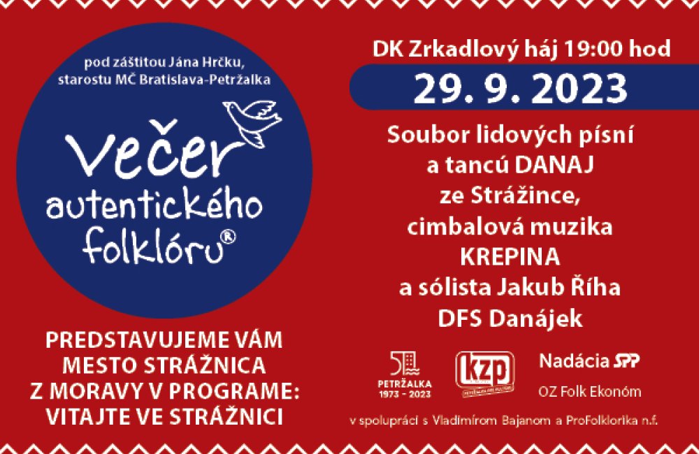 VAF - Večer autentického folklóru / Strážnica z Moravy /CZ/