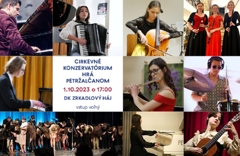 CIRKEVNÉ KONZERVATÓRIUM HRÁ PETRŽALČANOM