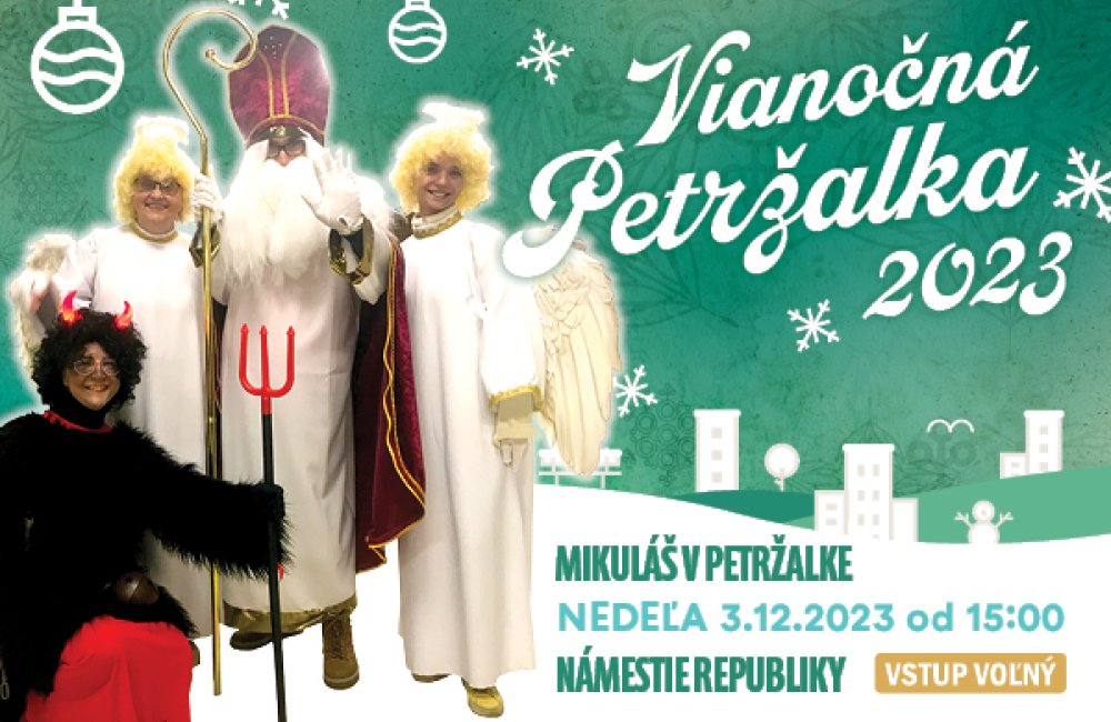 VIANOČNÁ PETRŽALKA / MIKULÁŠ V PETRŽALKE