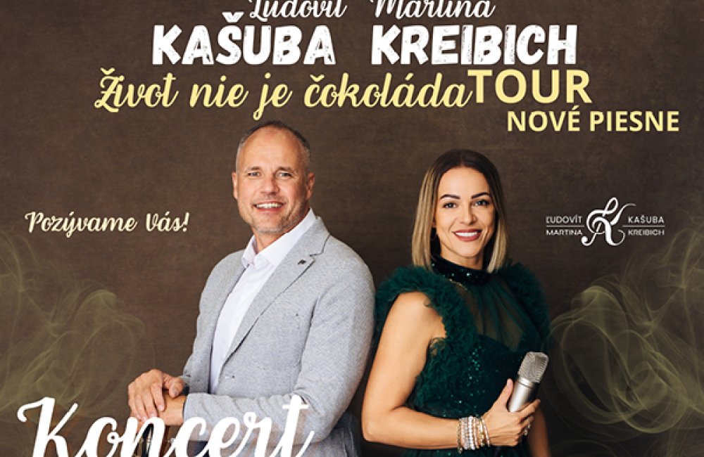 KONCERT ĽUDOVÍTA KAŠUBU A MARTINY KREIBICH